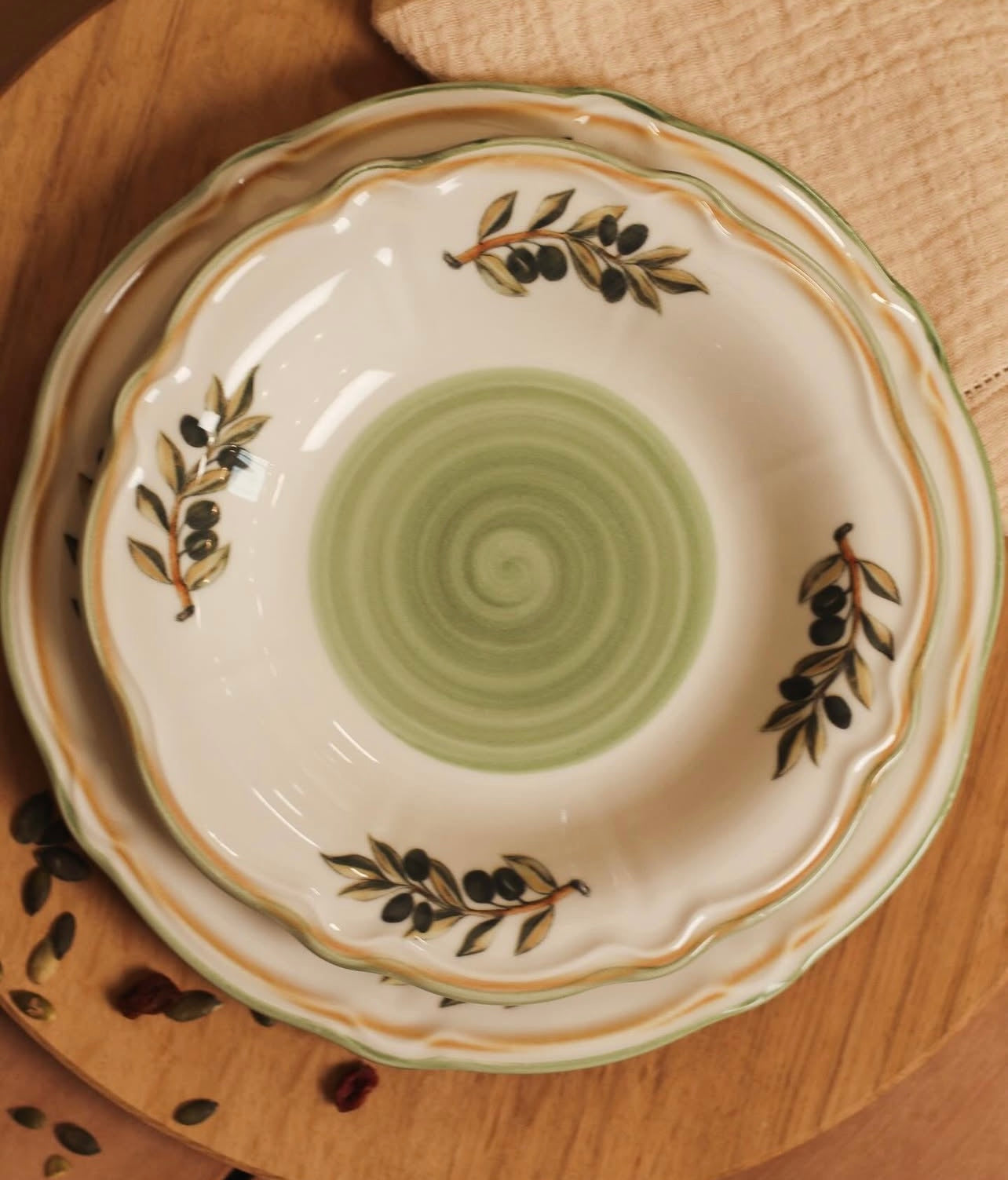 Olive Collection - Mat tallrik