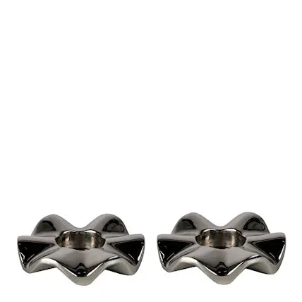 Ljusstake Signe 2-pack Silver
