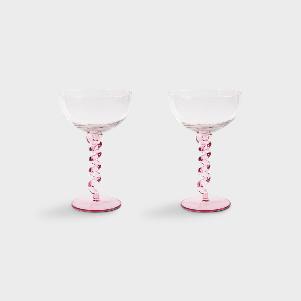 Cocktailglas Spiral från &Klevering 2 pack